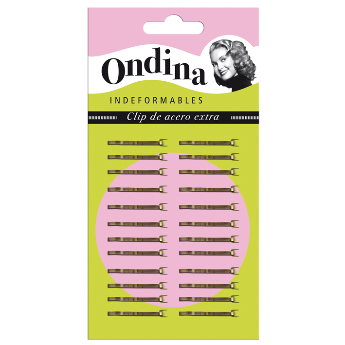 Carton 24 Miniclips 2.5cm Bronce Eurostil