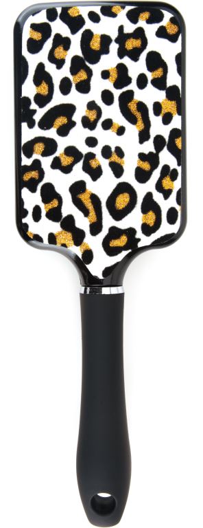 Cepillo Paleta Leopardo Plata AG