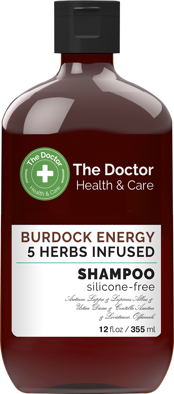 Champú Anticaida Bardana + Infusión 5 Hierbas 355ml The Doctor