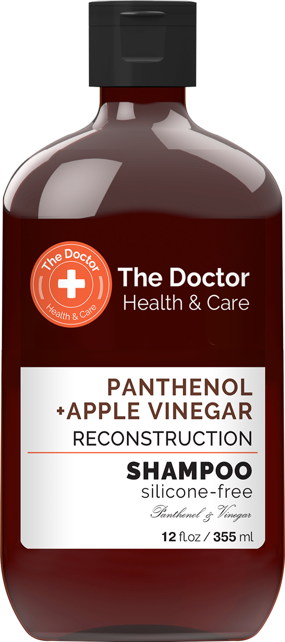 Champú Reconstructor Pantenol + Vinagre Manzana 355ml The Doctor