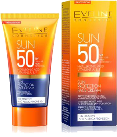 Crema Facial Solar SPF50 50ml Eveline