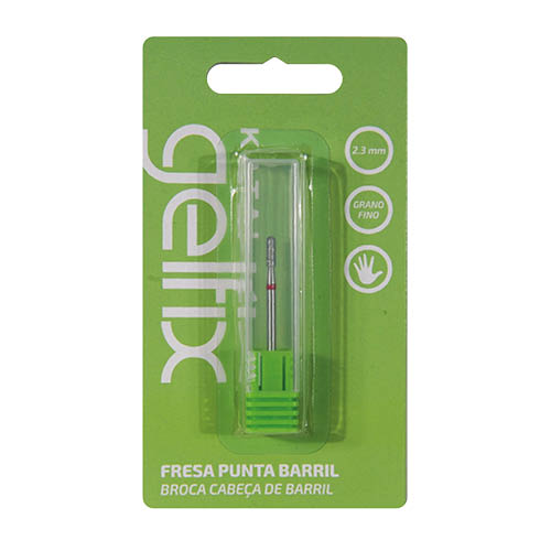 Gelfix Fresa Punta Barril 2.3mm Grano Fino