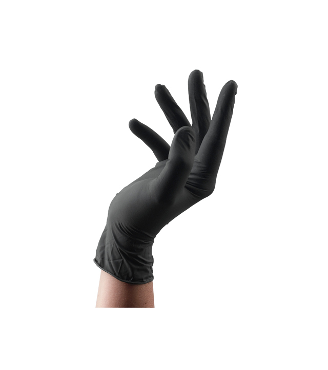 Guantes Latex Negros TL 100uni Sibel