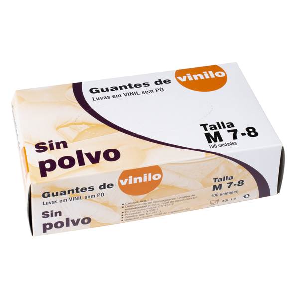 Guantes Vinilo Sin Polvo TM