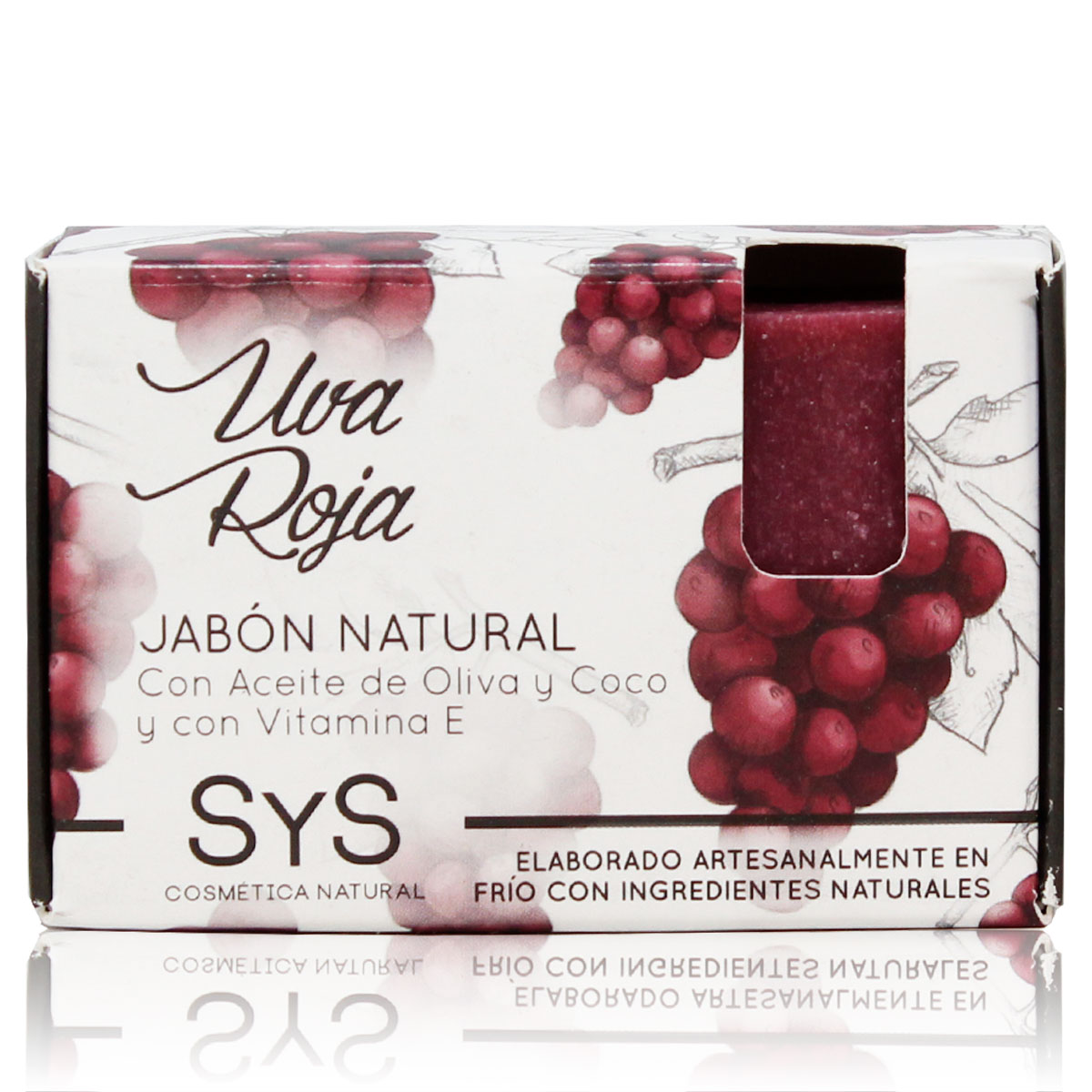 Jabon Natural Uva Roja 100gr Sys