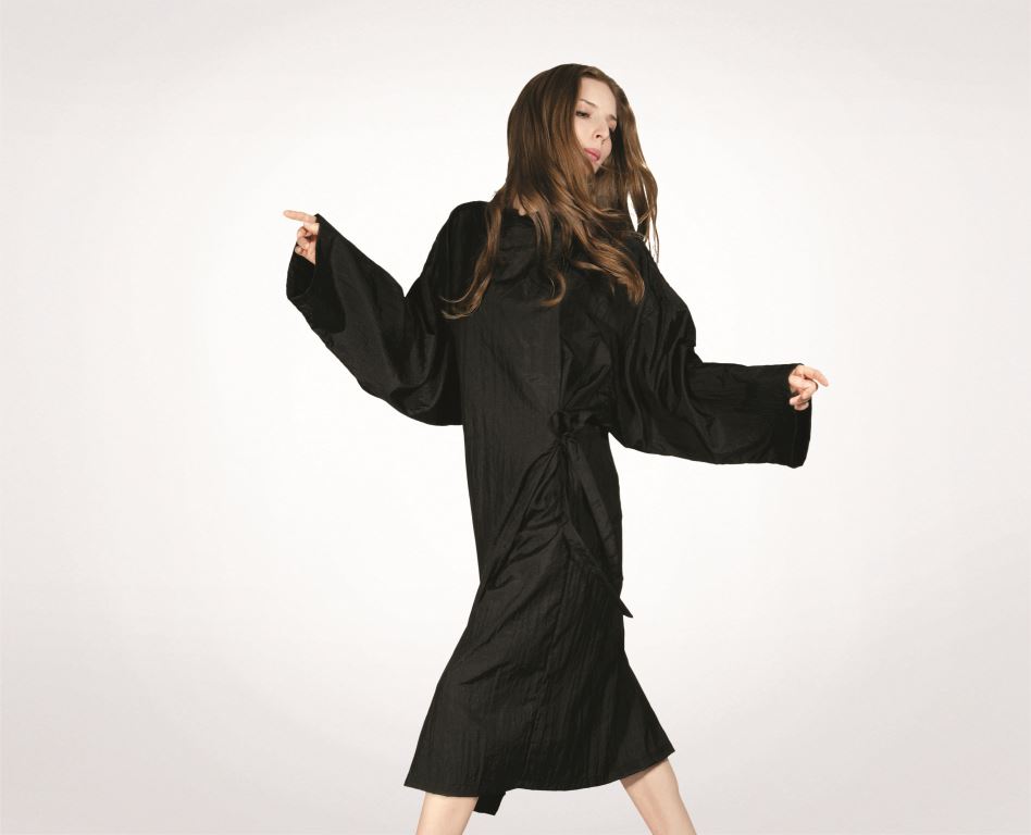 Kimono Negro Nylon Bifull