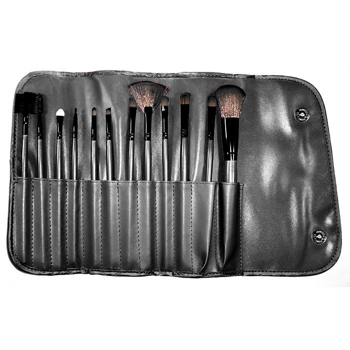 Manta 12 Pinceles Negra Carnaby