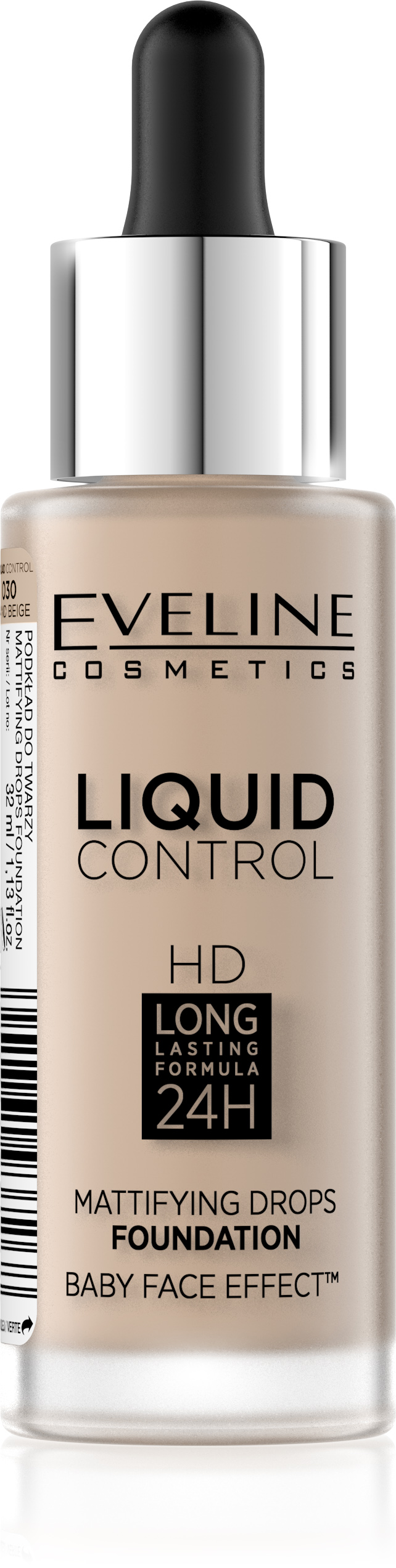 Maquillaje Liquid Control HD 030 Sand Beige Eveline