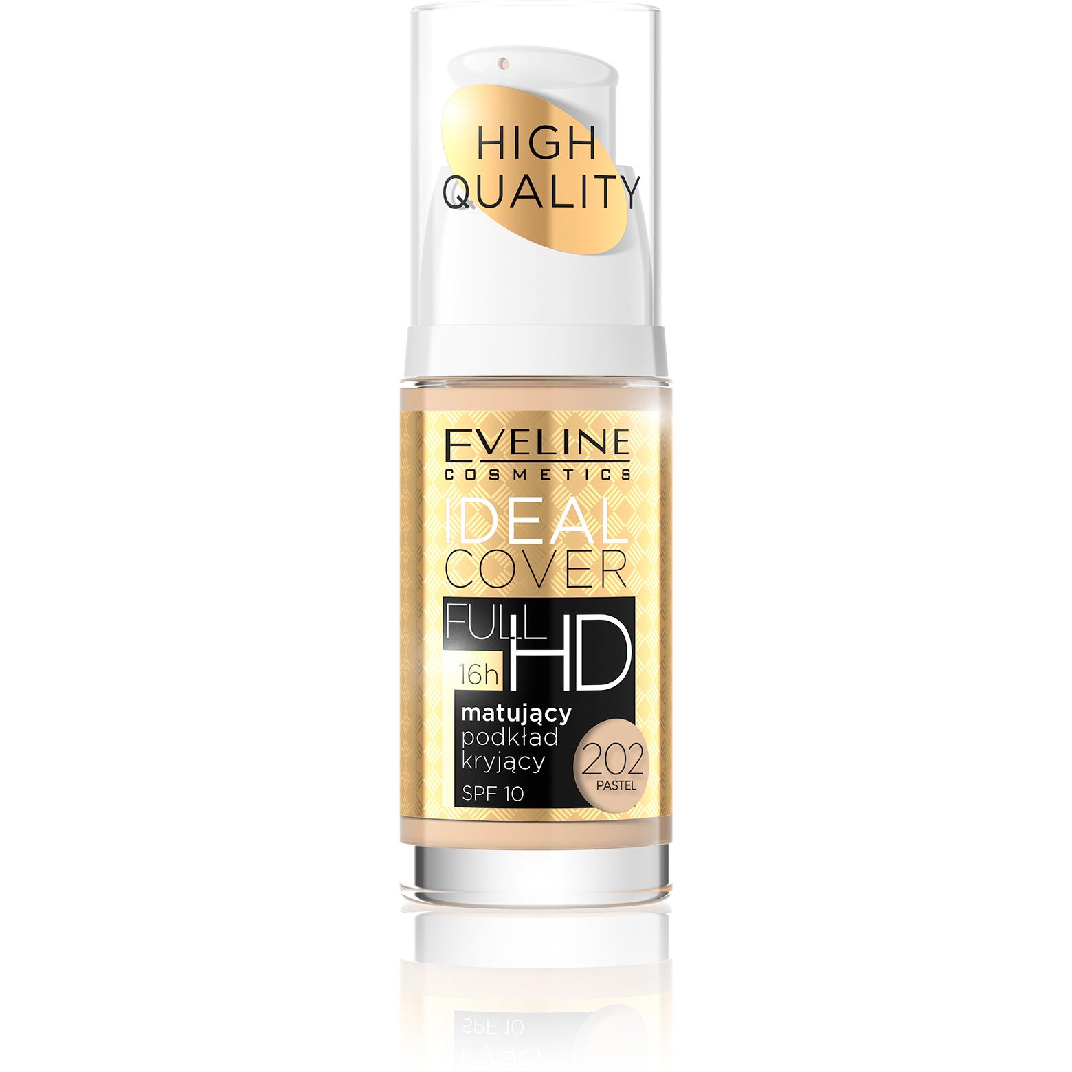MaquillajeFull Cover HD Matificante 202 Pastel Eveline