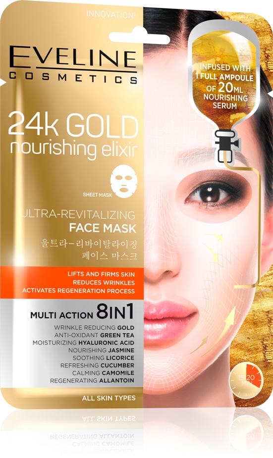 Mascarilla Facial Oro Ultra-Revitalizante Eveline