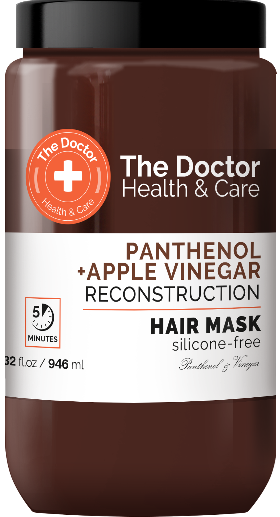 Mascarilla Reconstructora Pantenol + Vinagre Manzana 946ml The Doctor