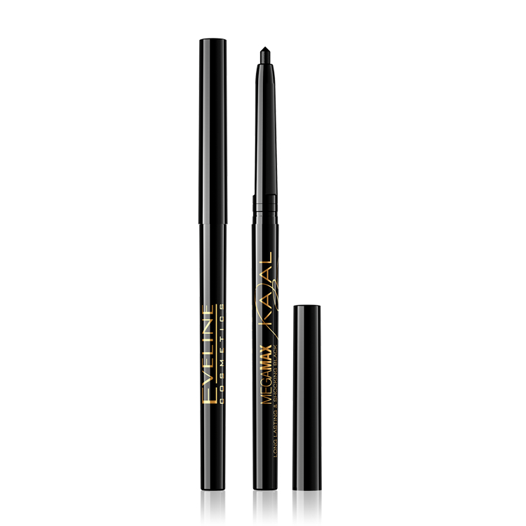 MegaMax Lapiz Retractil Negro Eveline