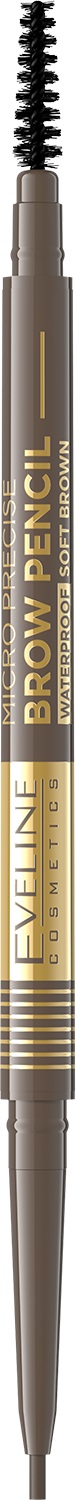 Micro Precise Brow Pencil  Waterproof Soft Brown  Eveline