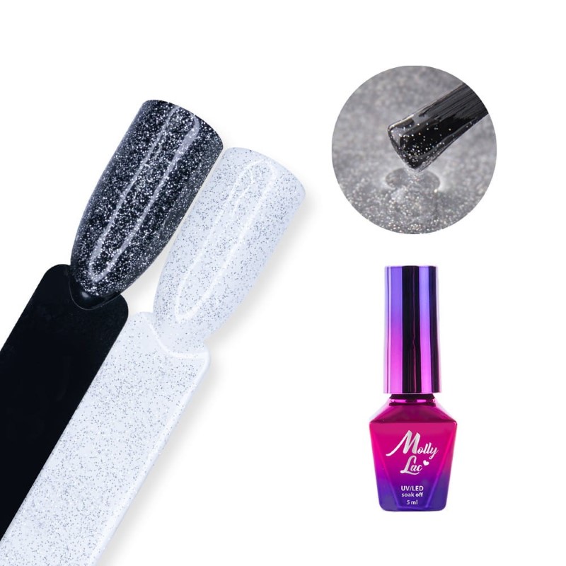 Molly Lac Top no Wipe Hollywood Silver 5ml