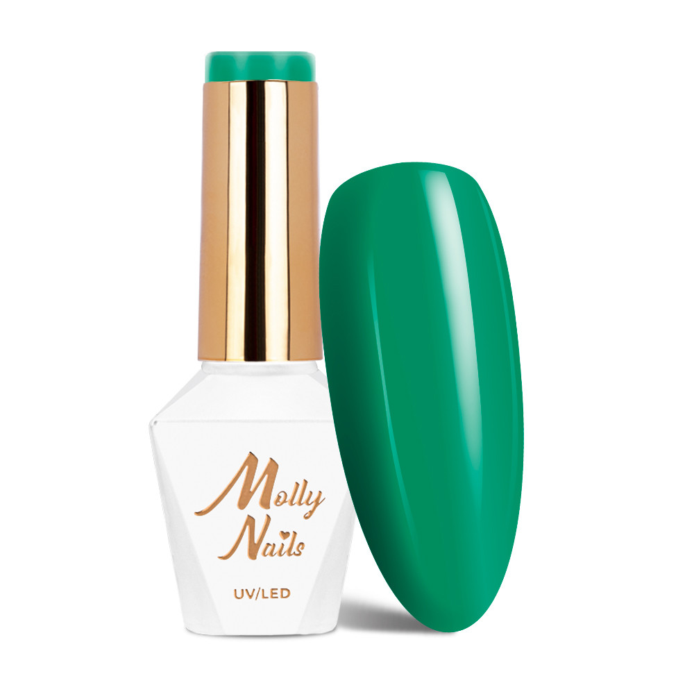 Molly Nails ES Power Flower Green Grass   nº728 8gr.