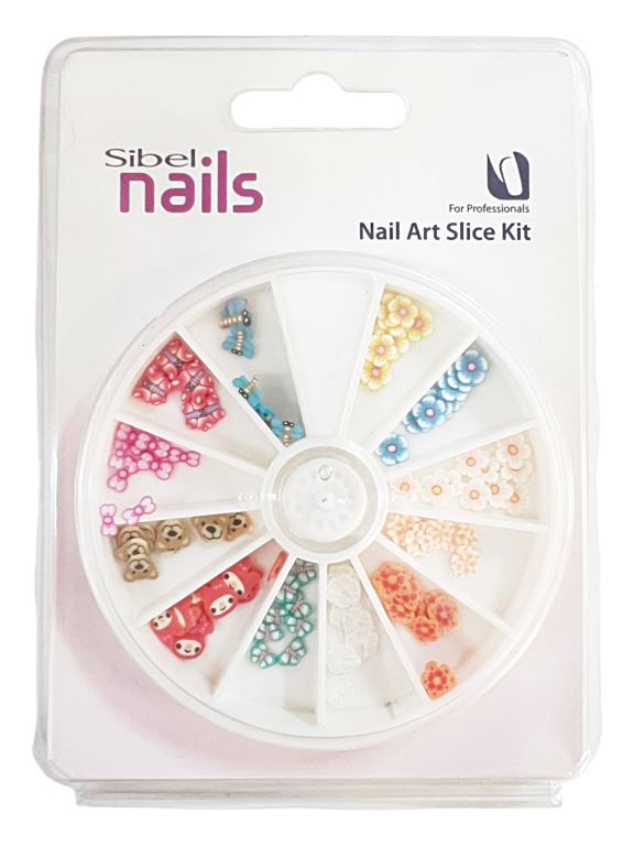 Nail Art Slice Kit Animales/Flores Sibel Nails