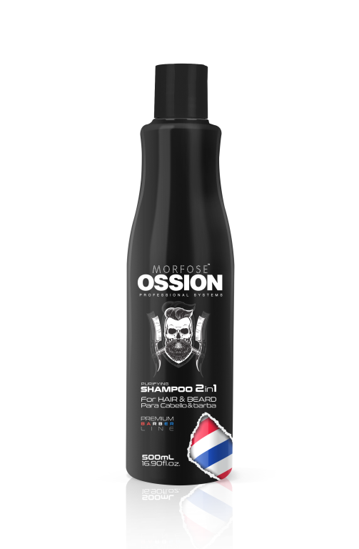 OSSION Shampoo 2in1 Hair&Beard 500ml