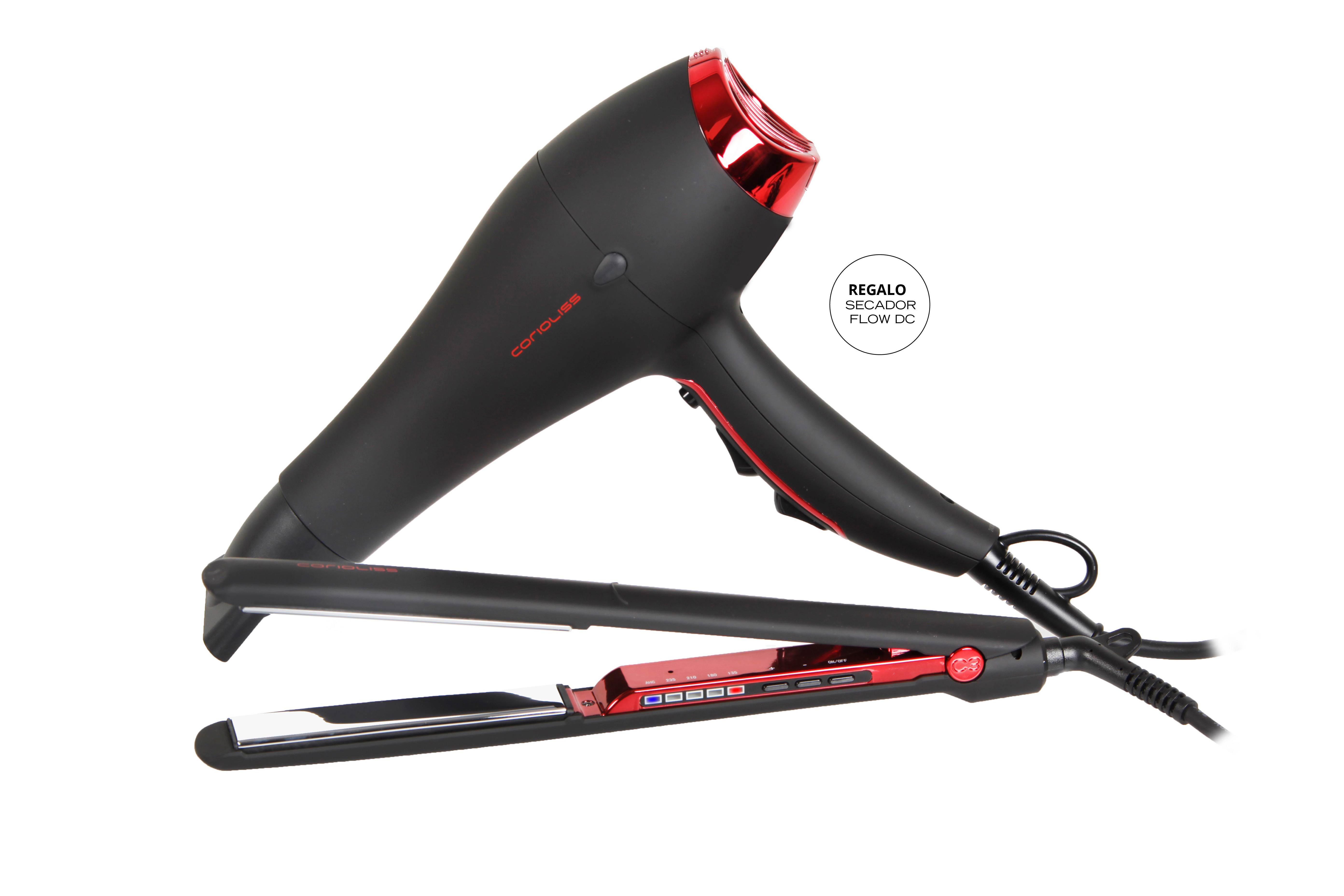 Pack Plancha C3 Black Red + Flow DC Corioliss