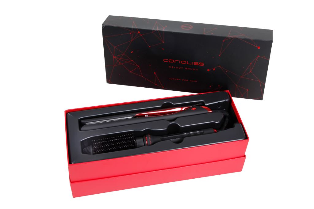 Pack Plancha C5 Black Red + Hot Brush