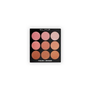 Paleta 9 Coloretes y Bronceadores Elixir