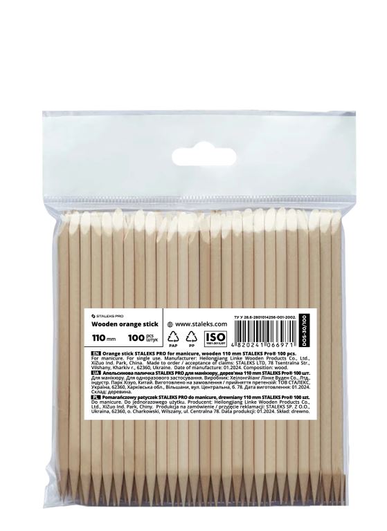 Palitos de Naranjo 100uni. Staleks Pro