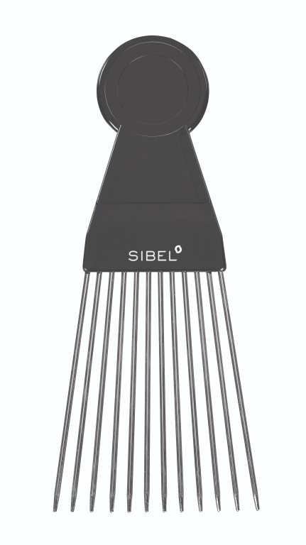 Peine Afro Puas Metal Mediano Sibel