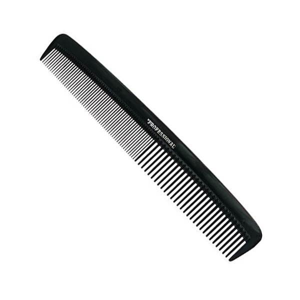 Peine Profesional Negro Corte 7"