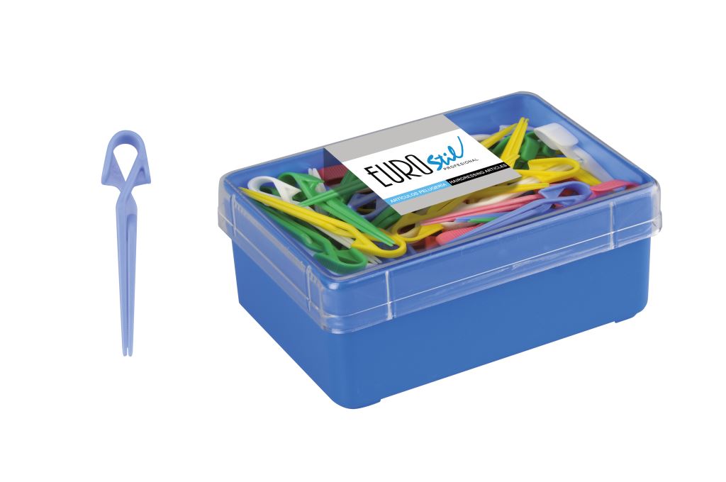 Pinzas Plastico Colores Permanente 60uni