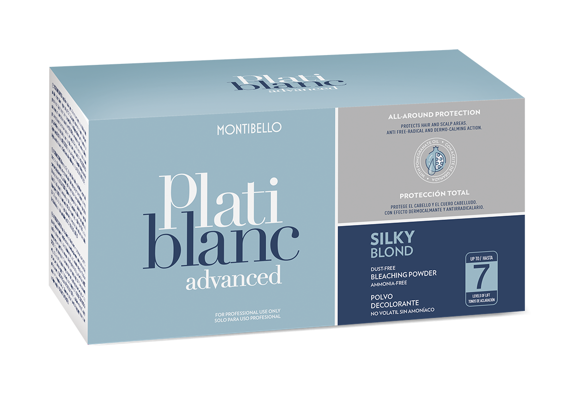 Platiblanc Silky Blond 7 Tonos 2x500gr Montibello