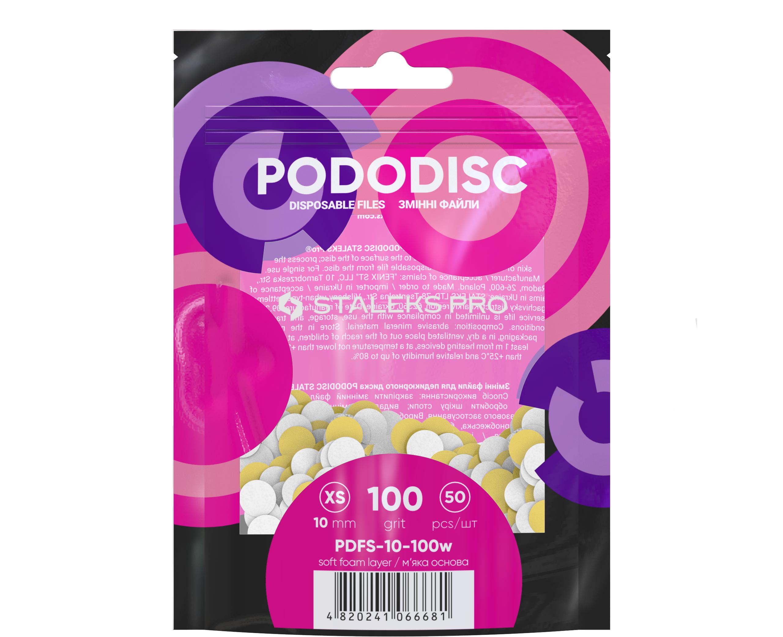 Recambio Pododisc XS|10mm 180grit 50uni Staleks Pro