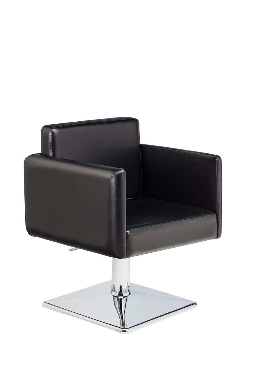 Sillon Lillium Pie Cuadrado Negro MP