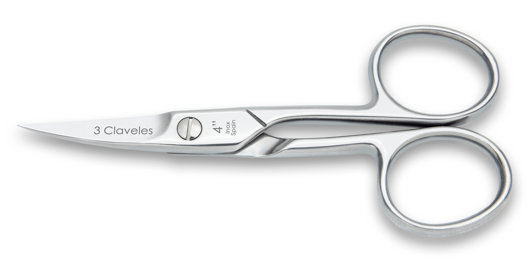 Tijera Uñas Inox 4" 3Claveles