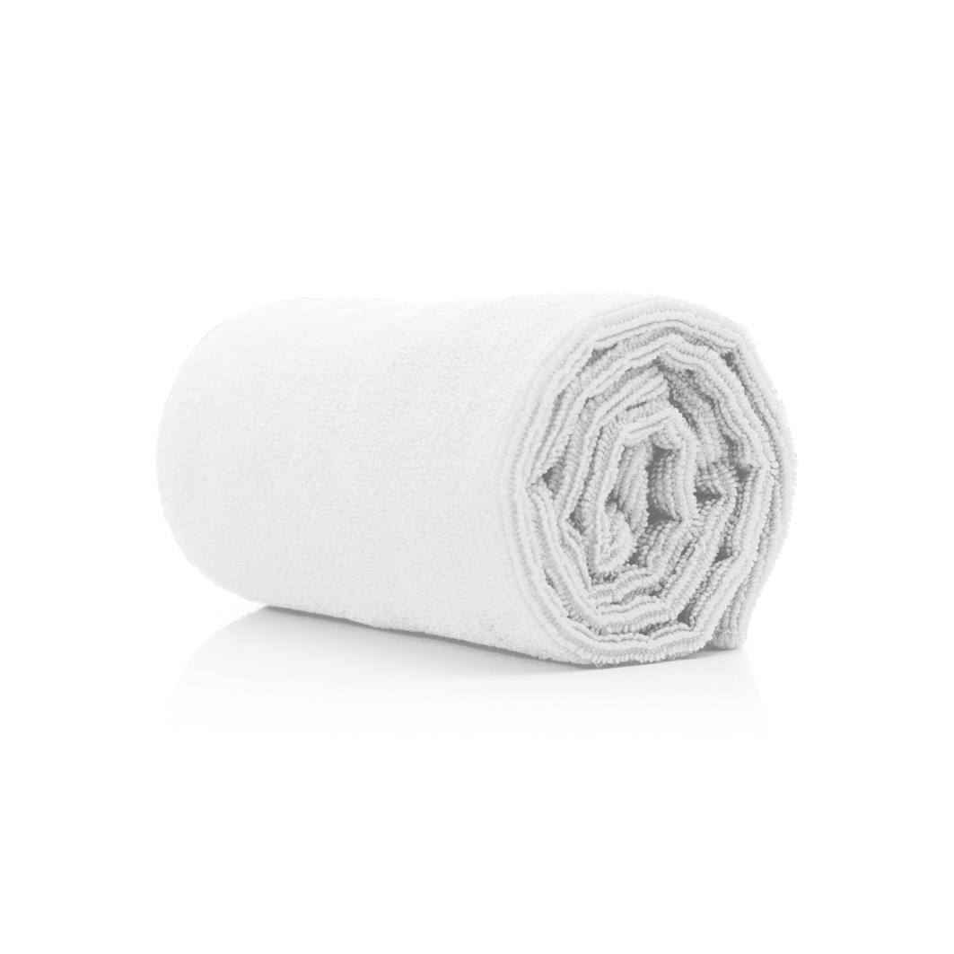 Toalla Microfibra Blanca 10uni Bifull