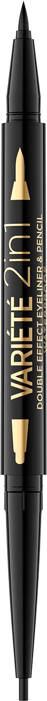 Varieté Eyeliner & Pencil WP 2en1 Eveline