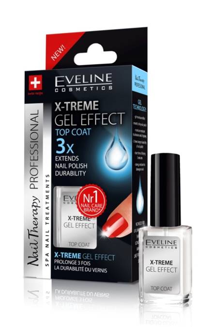X-Treme Gel Effect Top Coat 12ml Eveline